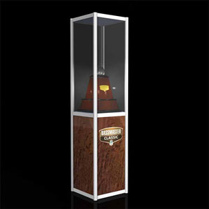 Design for a trophy case display.